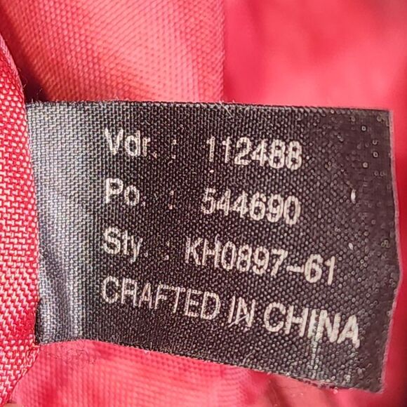 Pelle Studio Diagonal Striped Dark Red Genuine Leather Shoulder Bag 16"X10"X4.5" - Picture 11 of 12